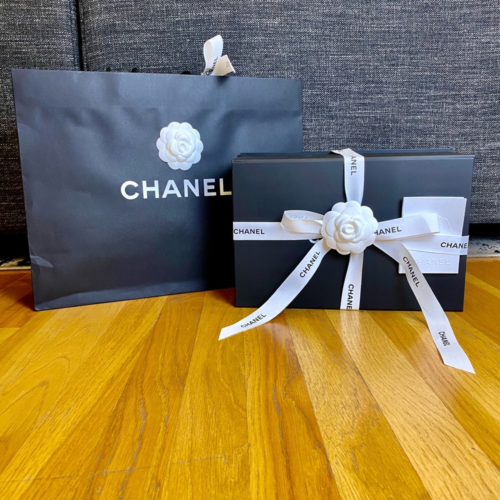 FULL SET - CHANEL Mini Classic Handbag (Ombre Beige / Golden with Gold HW - 22C) - Picture 5 of 15